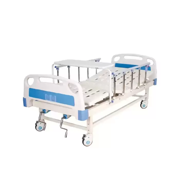 Manual Hospital Adjustable Medical Bed Hospital Equipment Patient Bed 2 Crank Hospital Bed — image 2