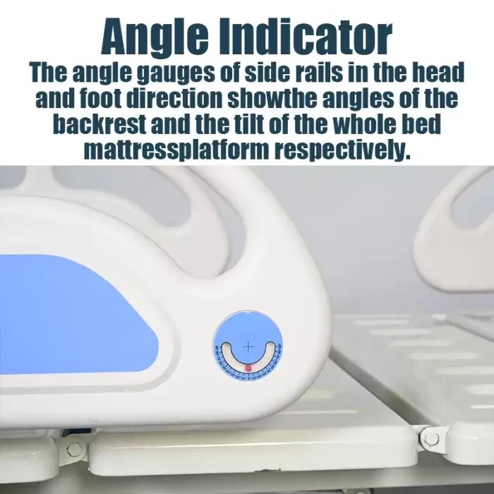 Three-Function Nursing Bed Electric Home Care Manual Hospital Bed ABS Material for Home & Hospital Use — image 6