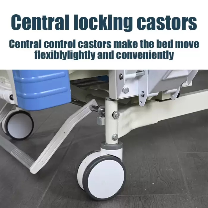 Three-Function Nursing Bed Electric Home Care Manual Hospital Bed ABS Material for Home & Hospital Use — image 7