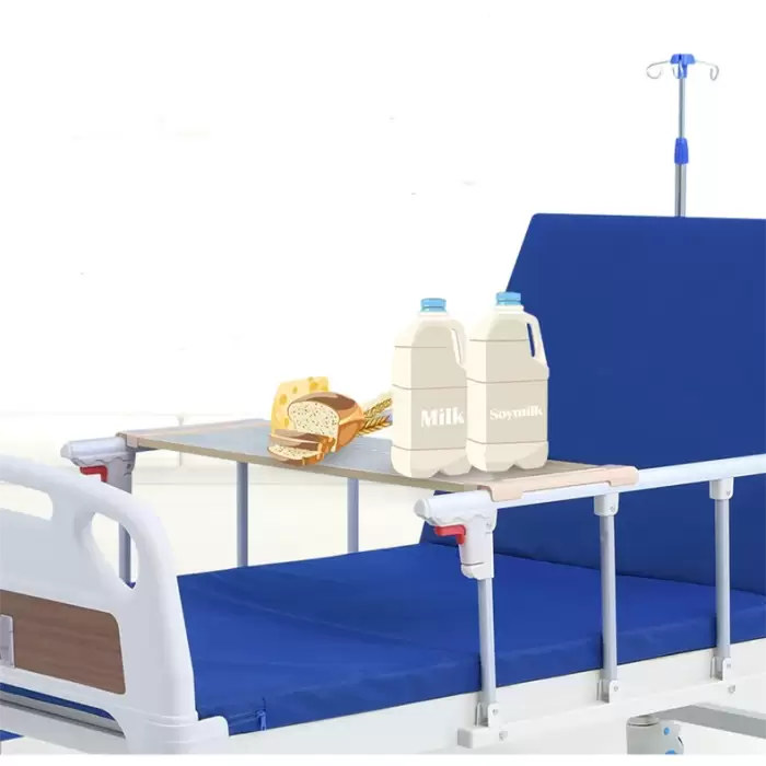 Medical Hospital Bed 2 Crank Adjustable Simple Manual Hospital Bed Nursing Bed for Home Use — image 5