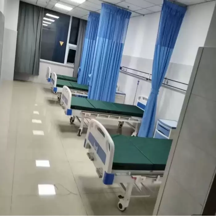 Manual 1 Crank Function Medical Equipment Nursing Bed Adjustable Backrest for Patient Hospital Bed Elderly Home Care With Toilet — image 6