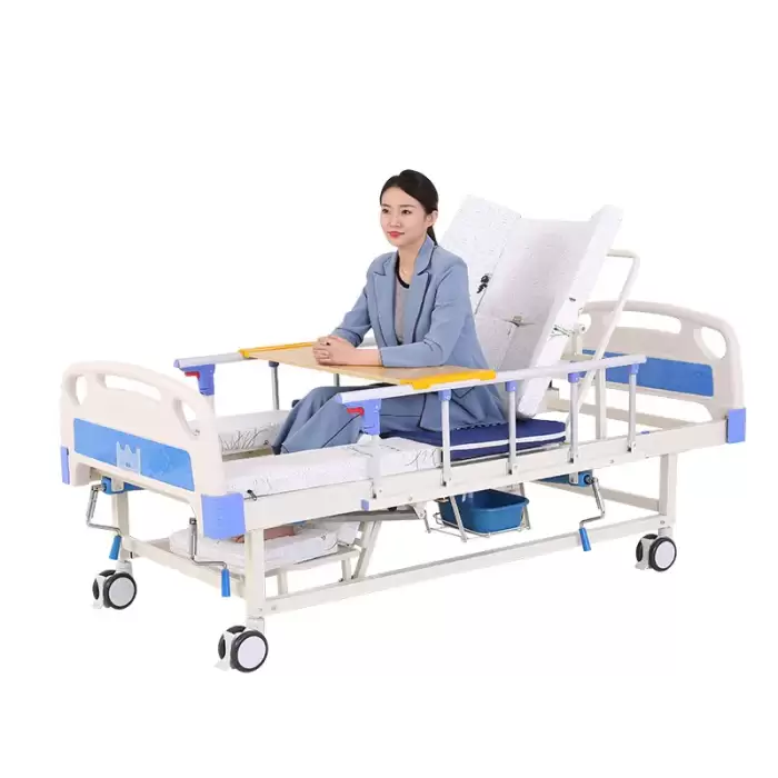 Multi-Function Left Right Lateral Turning Bedsore Prevention Home Care Bed Medical Nursing Hospital Bed Patient Toilet — image 4