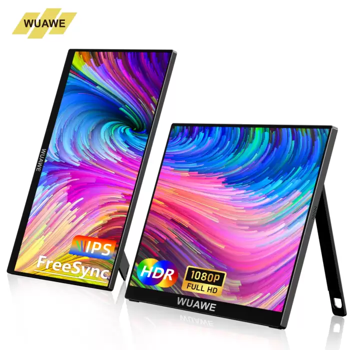 15.6 inch Nice gift Portable Monitor for Laptop, 1080P 60HZ Gaming IPS Display LCD FHD External Second Computer Screen for Phone — image 2