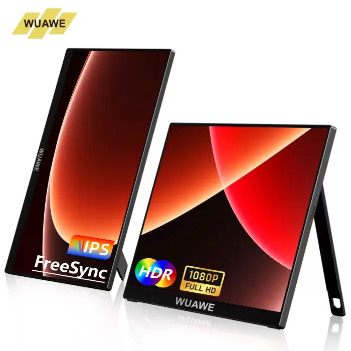 15.6 inch Portable Monitor for Laptop, 1080P 60HZ Gaming IPS Display LCD FHD External Second Computer Screen for Phone — image 2