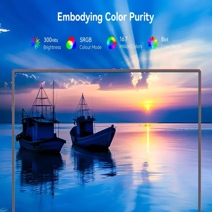 VEOUT 16 60HZ inch Gaming Portable Monitor for Laptop,1200P Display LCD FHD External Second Computer Screen — image 4
