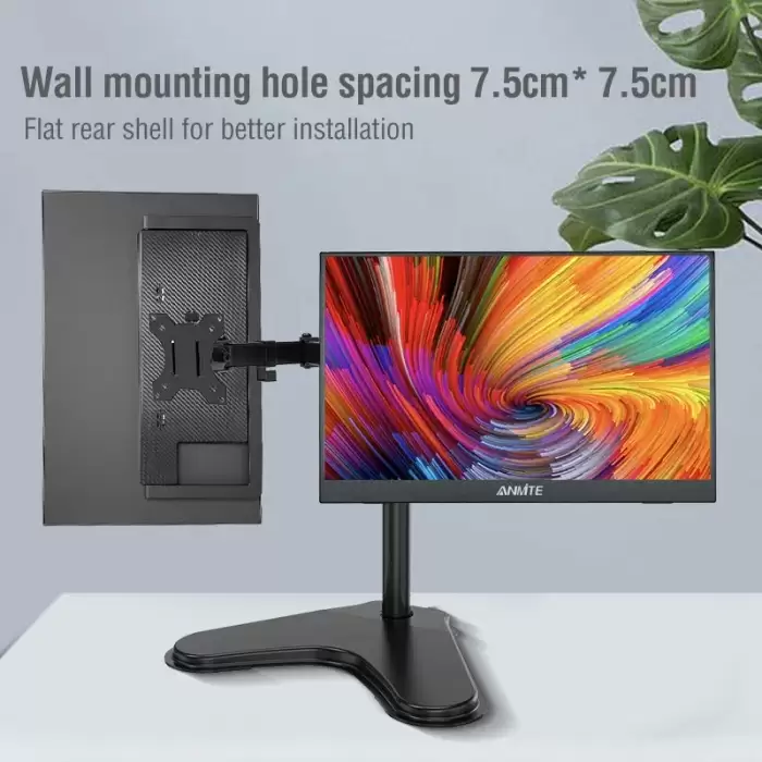Anmite 14 Inch Wireless Projection Monitor Automatic rotation Portable Display for Laptop, Mac and Phone WiFi Projection — image 5