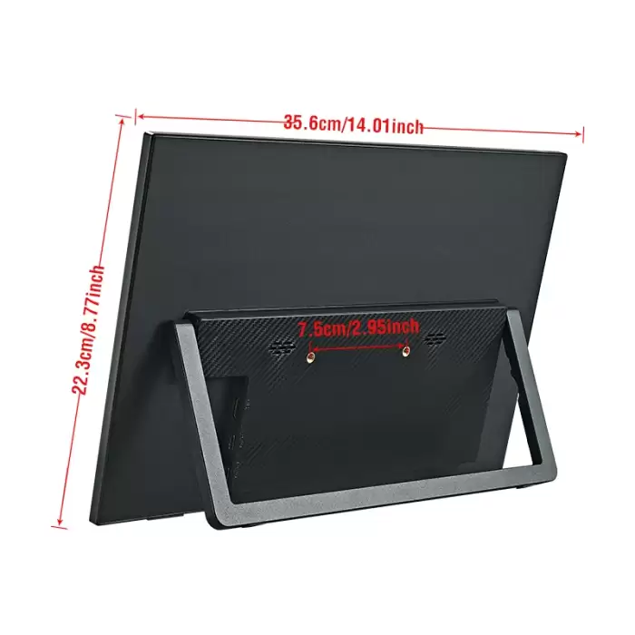 Anmite 15.6-Inch Portable Touch Monitor Non-touch optional 1080P HDR 16:9 For XBox PS4 / 5 Switch Cell Phone PC Loptop Extensio — image 4