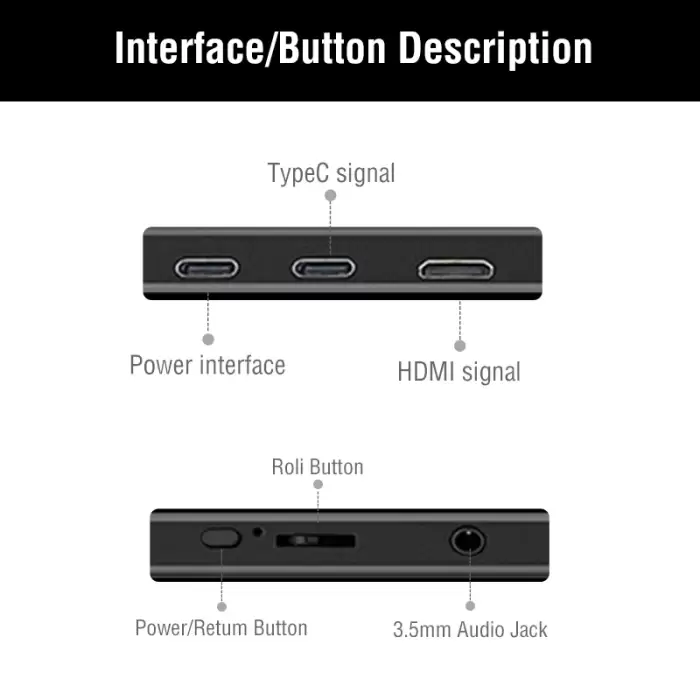 16-inch 2.5K 144Hz portable monitor, 2560*1600 resolution, 100% sRGB, 500Cd/m² brightness, suitable for laptops, mobile phones — image 5