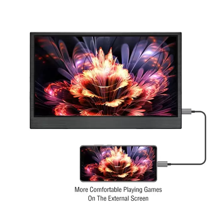 Anmite 15.6-Inch 4K Portable Monitor HDR Low Blue Light For XBox PS4 / 5 Switch Cell Phone PC Loptop Extension — image 4