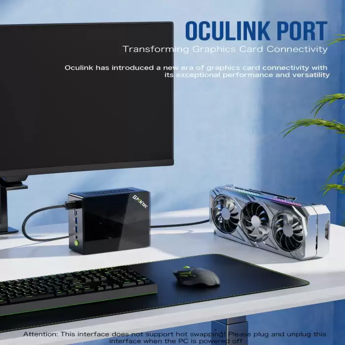 GMKtec K8 Plus R7 8845HS 16GB DDR5 5600Mhz 512GB PCIe4.0 M.2 SSD Win11 Pro Mini PC 70W WIFI6 BT5.2 Mini Gaming Computer — image 6