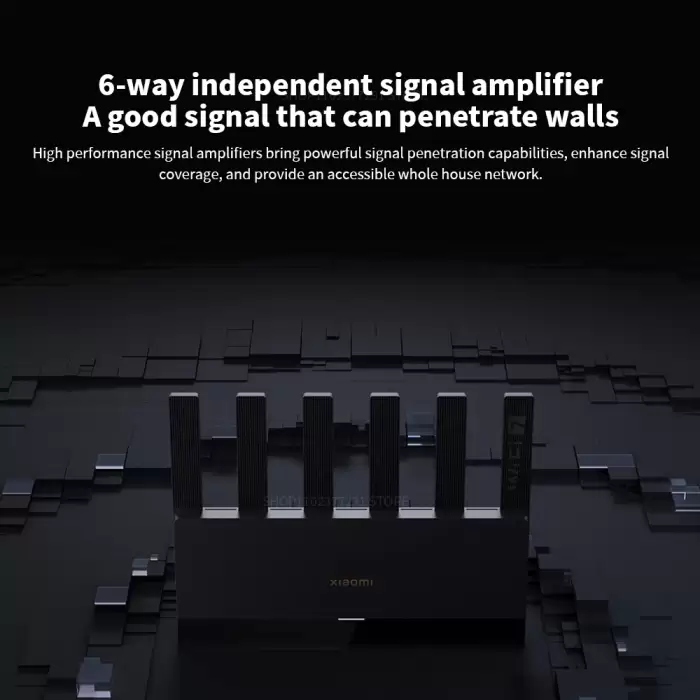 Xiaomi Router BE6500 Quad Nucleus Wifi7 6500Mbps 2.5G Ethernet Port Dual Frequency 2.4/5GHz 6 Independent Signal Amplifiers Mesh — image 7