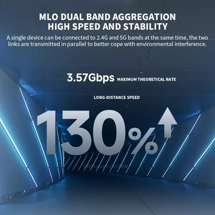 2024 Xiaomi Router BE3600 WiFi7 2.4/5GHz Duan Bands 160Mhz 3570Mbps Mesh Networking Gaming Acceleration 2.5G Ethernet Port — image 5