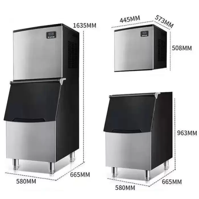 300kg High Capacity Ice Making Machine Block Automatic Cube Machine — image 3