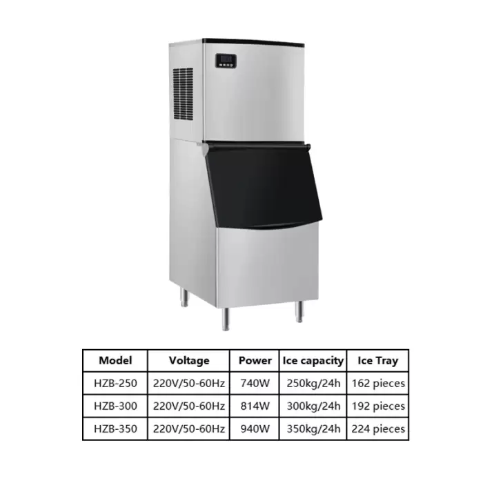 300kg High Capacity Ice Making Machine Block Automatic Cube Machine — image 5