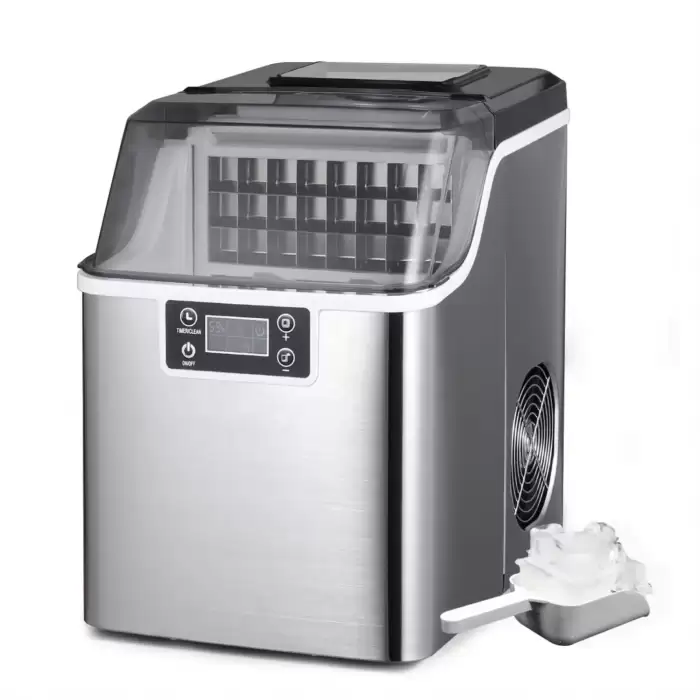 Ice Maker New Design Home Ice Maker Machine 35kg Commercial Automatic Smart Small Mini Portable — image 2