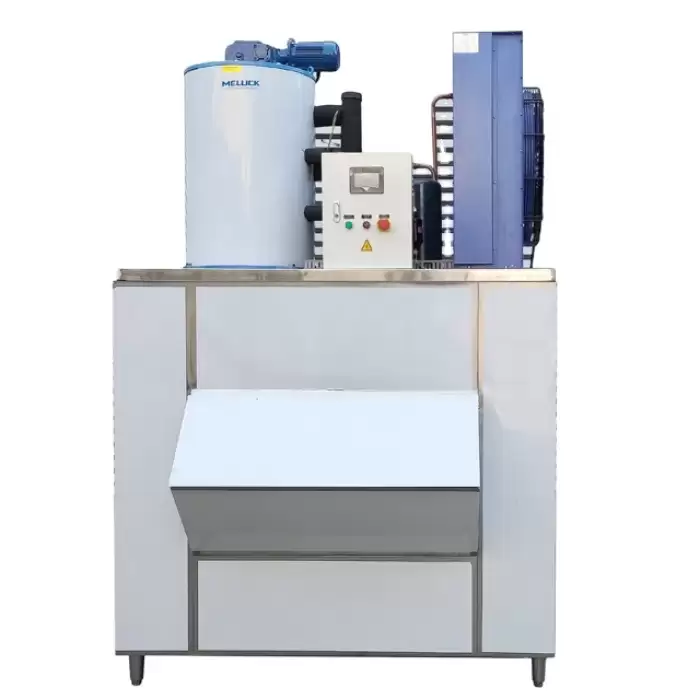 Industrial Flake Ice Machine 1/2/3/5/8/10Ton Capacity New Fish 100/200/300kg Flake Ice Machine — image 4