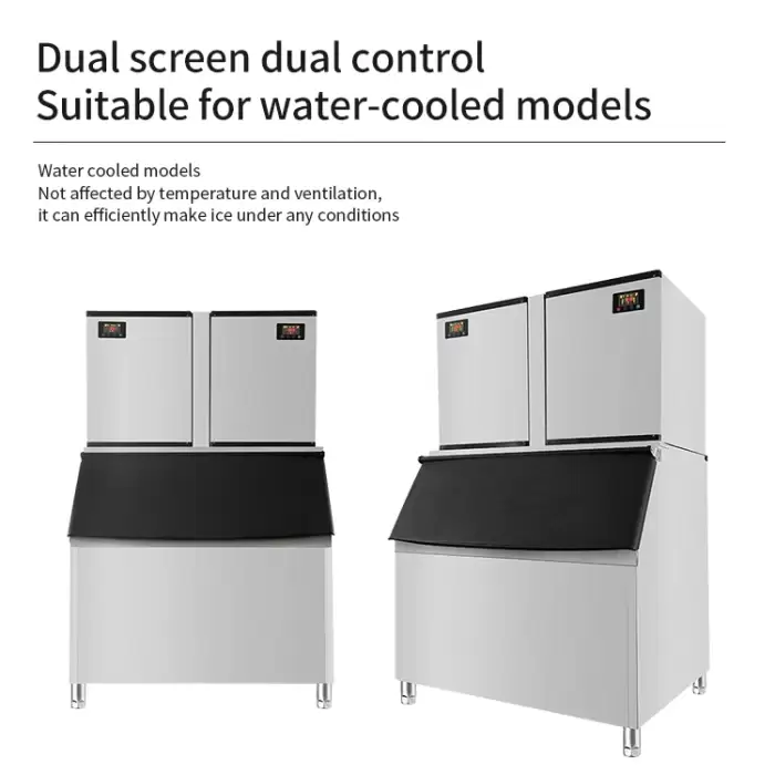 Ice Maker Machine 1000kg 900kg Cube Ice Making Machine With Factory Price — image 5
