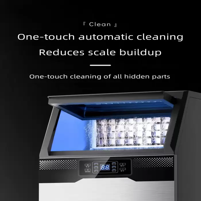 Ice Maker6-Ice Maker 40kg Automatic Commercial Home Use Small Ice Cube Block Making Machine For Food & Beverage Business Home Sa — image 4