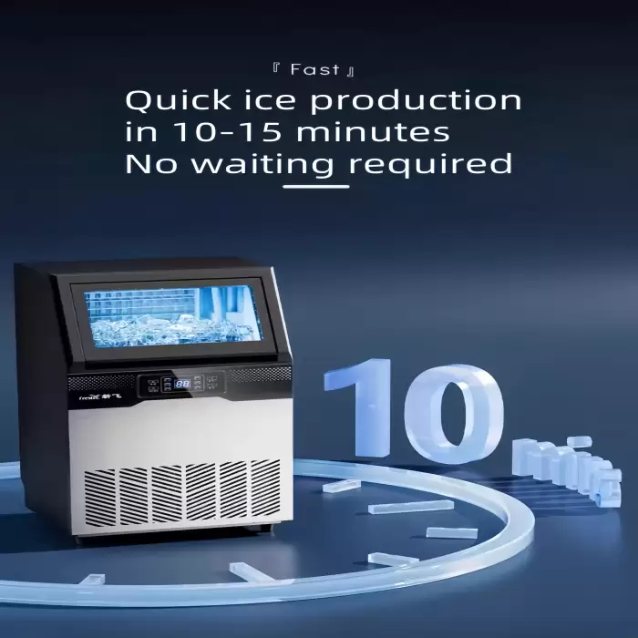 Ice Maker6-Ice Maker 40kg Automatic Commercial Home Use Small Ice Cube Block Making Machine For Food & Beverage Business Home Sa — image 5