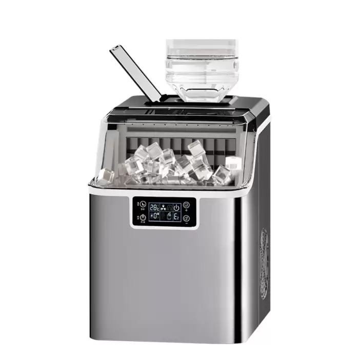 Ice Maker HZB25AFS Compact Cube Ice Maker 25KG Daily Output Antibacterial Home And Commercial Use For Dorms And Bars — image 2