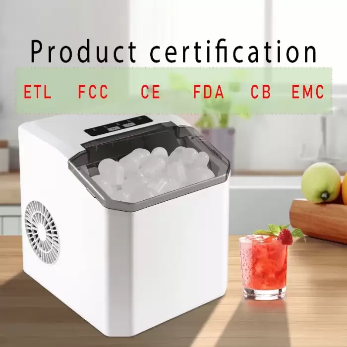 Ice Maker Home And Kitchen Portable Ice Maker Countertop Professional Custom Home Portable Bullet Mini Cube — image 4