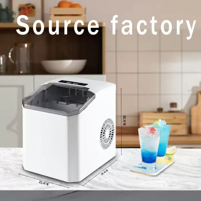 Ice Maker Home And Kitchen Portable Ice Maker Countertop Professional Custom Home Portable Bullet Mini Cube — image 5