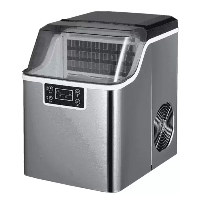 20kg Mini Portable Ice Cube Block Making Automatic Countertop Machines For Commercial Home Food — image 2