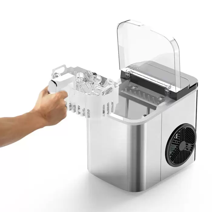 12kg Rapid Output Smart Machine 1.3L Compact High Efficiency Low Noise Bullet Ice Maker For Office — image 5