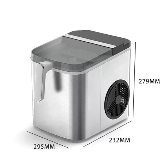 12kg Rapid Output Smart Machine 1.3L Compact High Efficiency Low Noise Bullet Ice Maker For Office — image 7