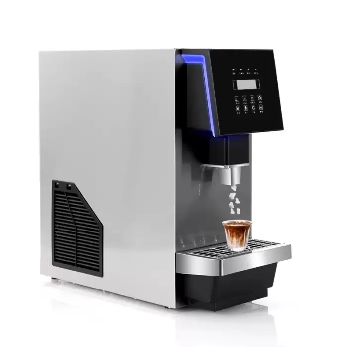 Ice MakerOne Touch Ice-making Household Hotel Cafe 30kg One Day Small Crushed Ice Stainless Steel Automatic Ice Maker — image 3