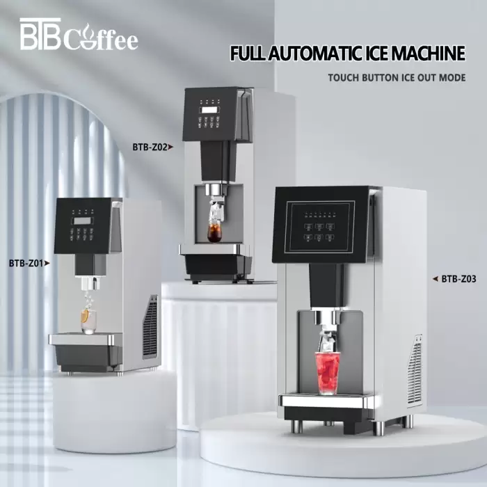 Ice MakerOne Touch Ice-making Household Hotel Cafe 30kg One Day Small Crushed Ice Stainless Steel Automatic Ice Maker — image 4