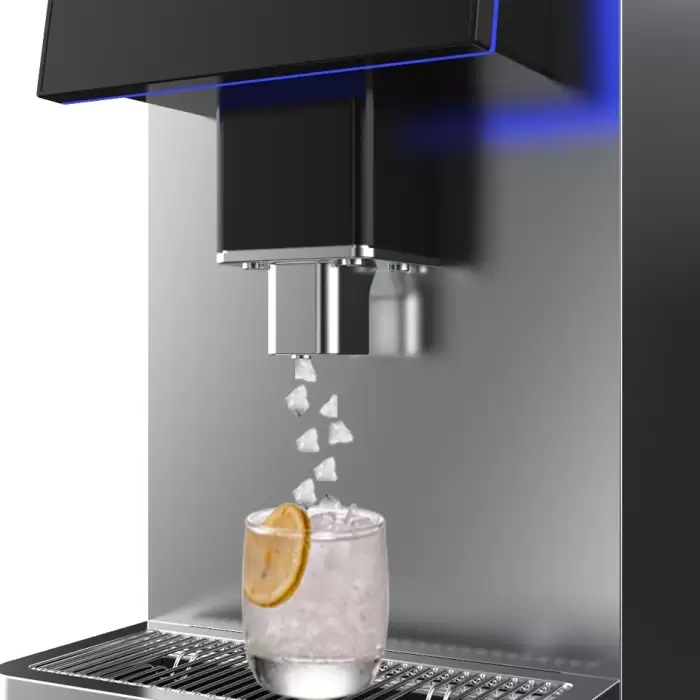 Ice MakerOne Touch Ice-making Household Hotel Cafe 30kg One Day Small Crushed Ice Stainless Steel Automatic Ice Maker — image 6
