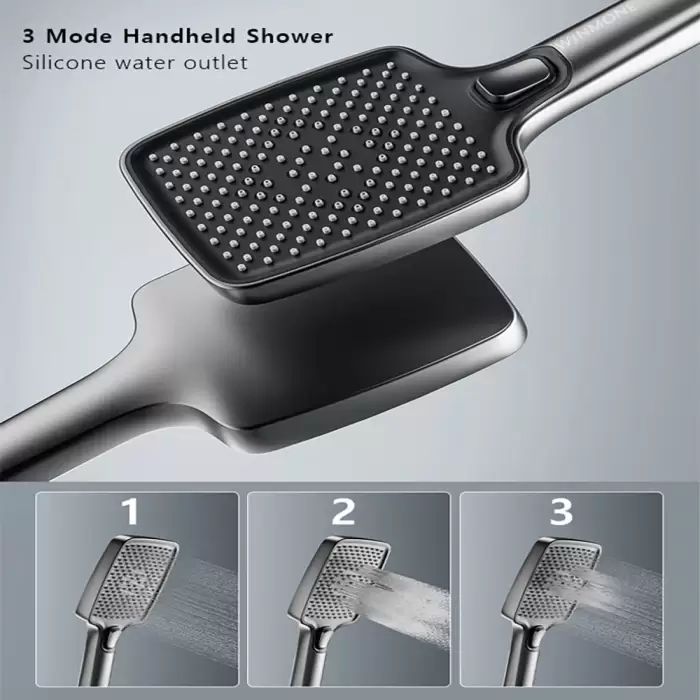 Smart Digital Display Shower Set Hot Cold Water Mixer Bathroom Faucet Rainfall Bathtub Complete Pressurize Showers System — image 5