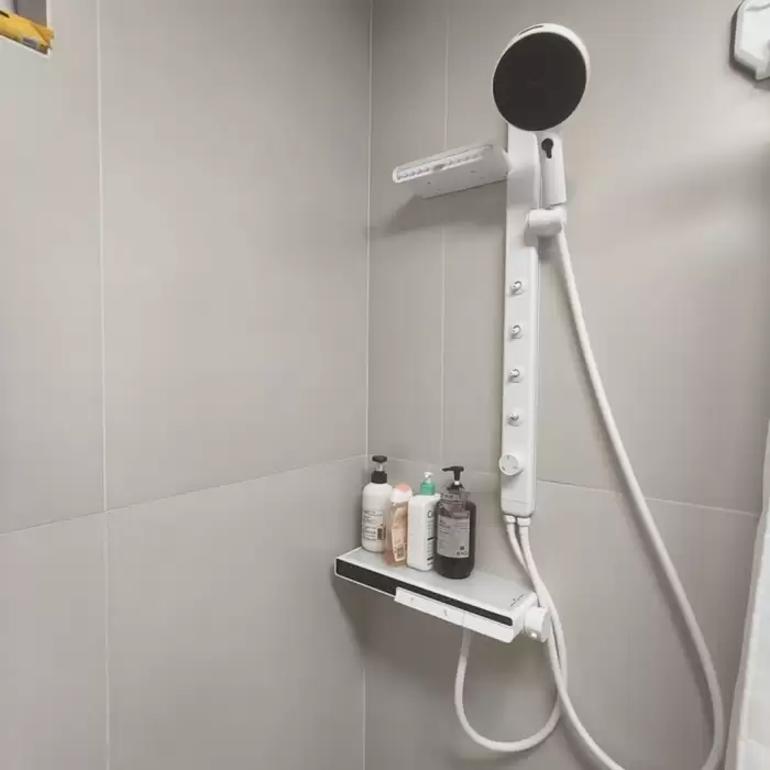 Spa Massage Smart Bathroom Shower System Full Set with Filter Brass Mixer Tap Digital Display Bathtub Rain Showers Faucet — image 8