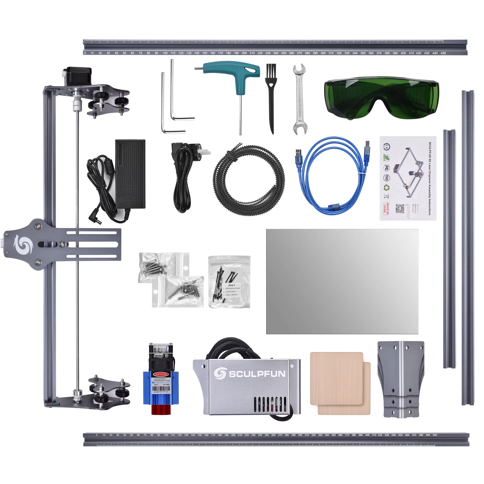 SCULPFUN S6 30W Eye-protective Lasergraveermachine Shenzhen High Precision Laser Leather Engraving Machine Mini — image 6