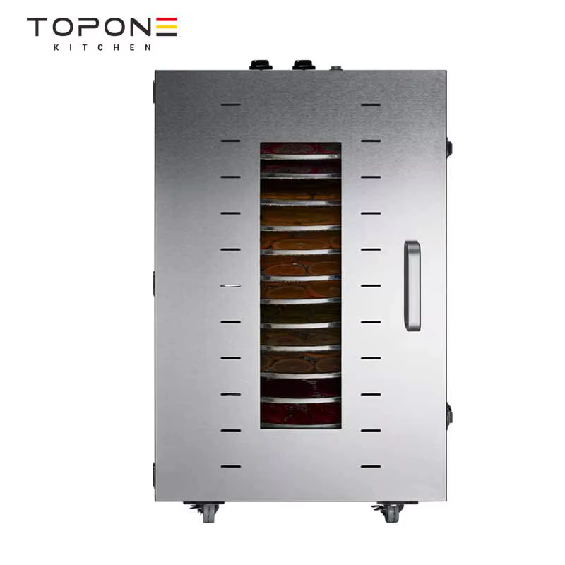 16 Trays Rotary Stainless Steel Food Dehydrator — image 2