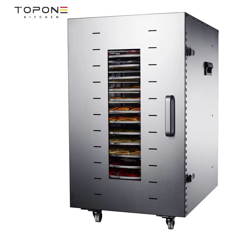 16 Trays Rotary Stainless Steel Food Dehydrator — image 3