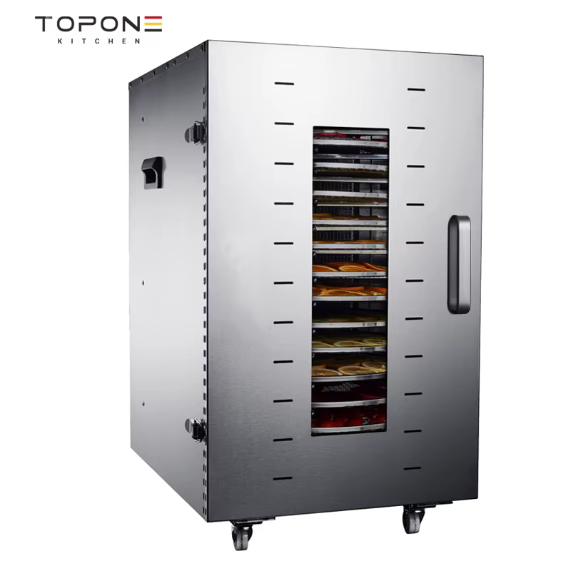 16 Trays Rotary Stainless Steel Food Dehydrator — image 5