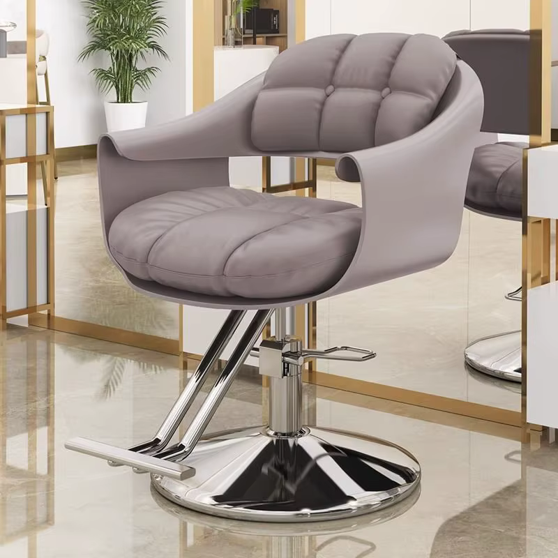 High-End Simple Hair Salon Soft Cushion Chair — image 2