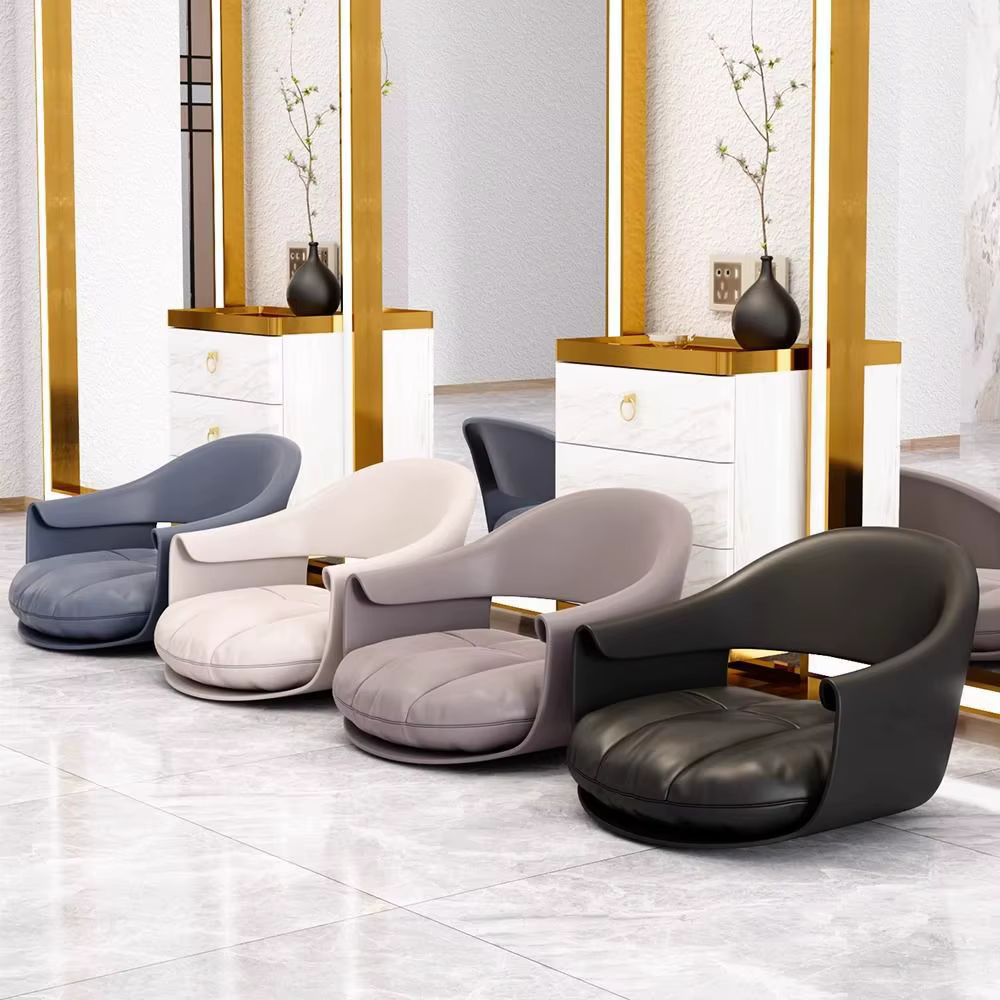 High-End Simple Hair Salon Soft Cushion Chair — image 3