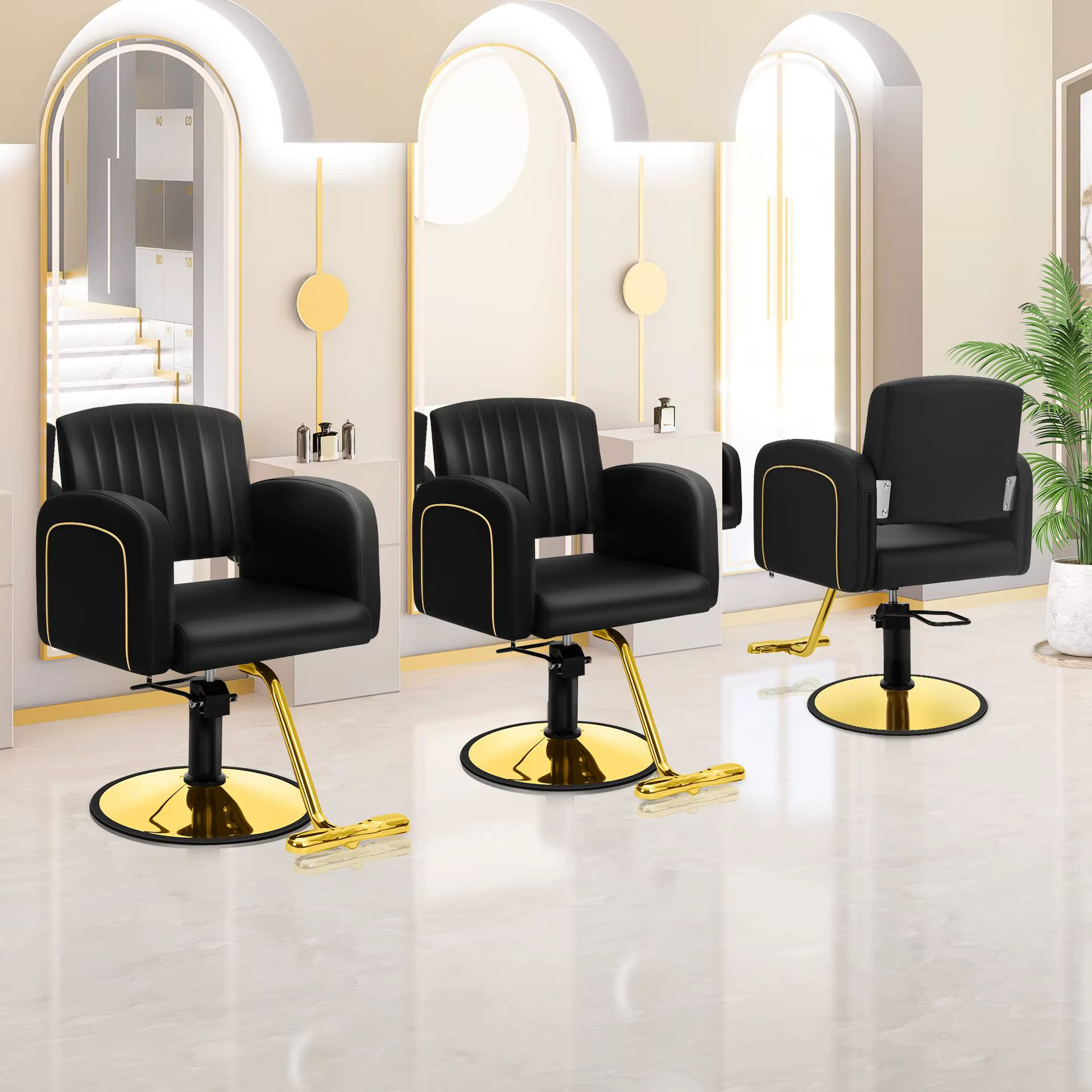 Latest New Modern Ergonomic Salon Chair — image 5