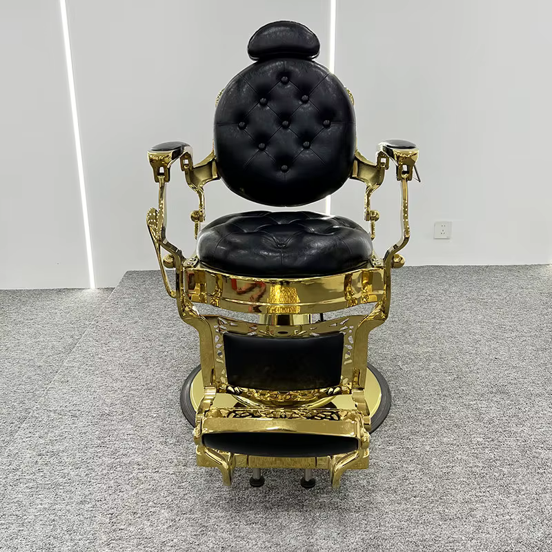Professional Classic Gold Barber Chair — image 3