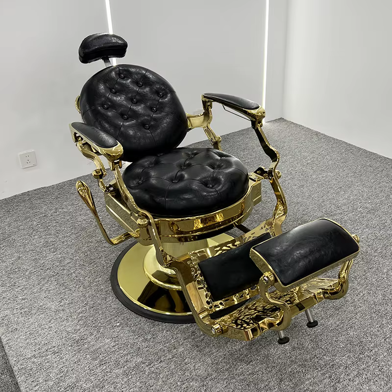 Professional Classic Gold Barber Chair — image 4