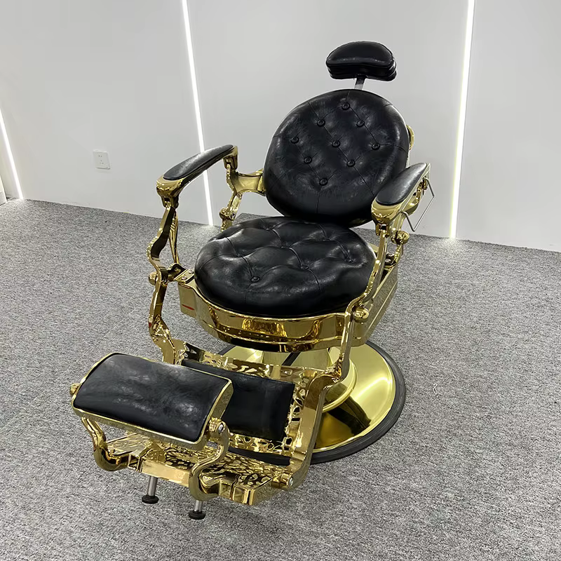 Professional Classic Gold Barber Chair — image 5