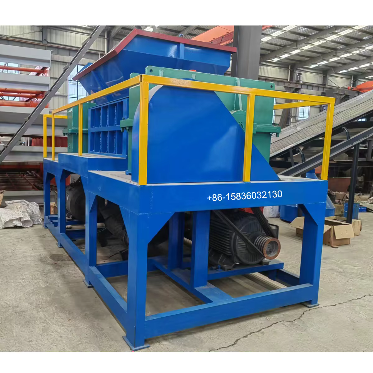 Wet Solid Waste Shredding and Dewatering Machine — image 2