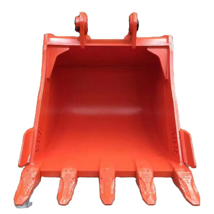 Hard Rock Construction Machinery Parts Excavator Heavy Duty Rock Bucket Q345B+NM400 for 1-80 Ton Excavators — image 2