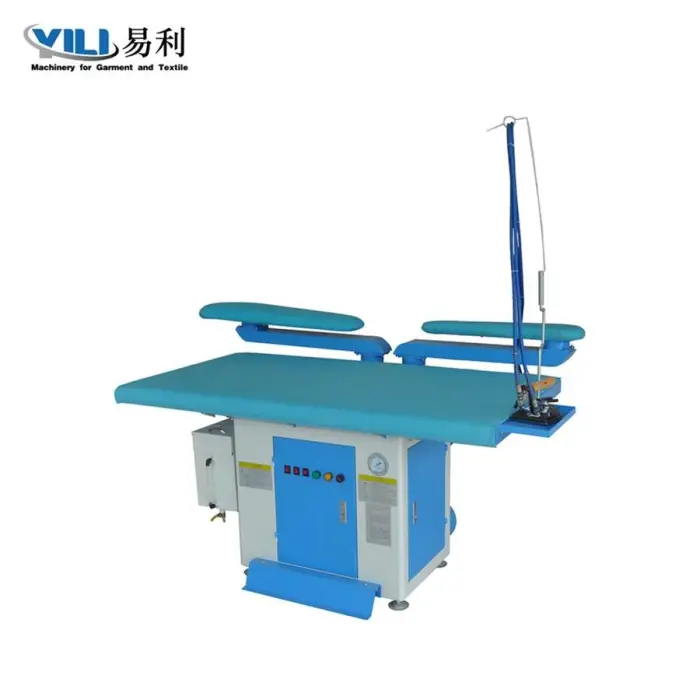 Industrial Ironing Equipments Steam Iron Vacuum Iron Table with Boiler for Garment Factory Electric Iron Shirt Ironing Machine — image 2