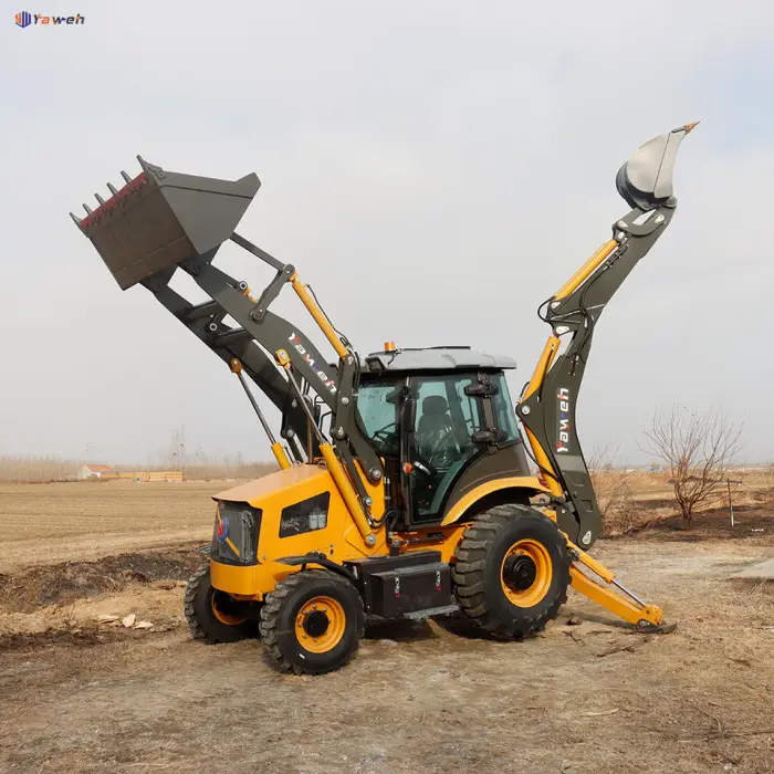 388 Tlb 4x4 Wheel Multifunction -backhoe Excavator Loader 2.5t Backhoe Loader — image 2