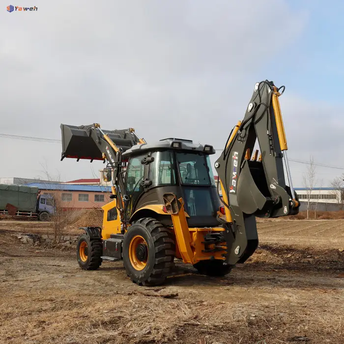 388 Tlb 4x4 Wheel Multifunction -backhoe Excavator Loader 2.5t Backhoe Loader — image 3