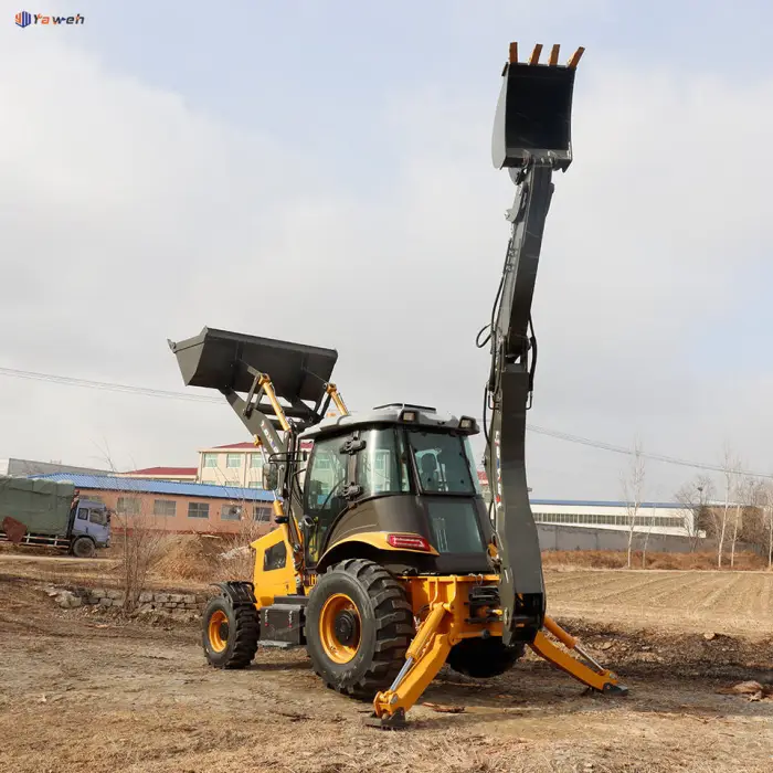 388 Tlb 4x4 Wheel Multifunction -backhoe Excavator Loader 2.5t Backhoe Loader — image 4